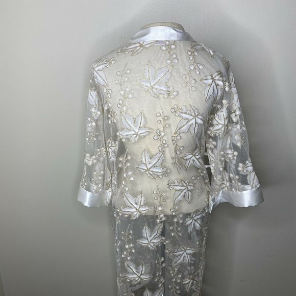 VINTAGE ROBE SINDRELLA Dressing Gown Open Front - Picture 9 of 11